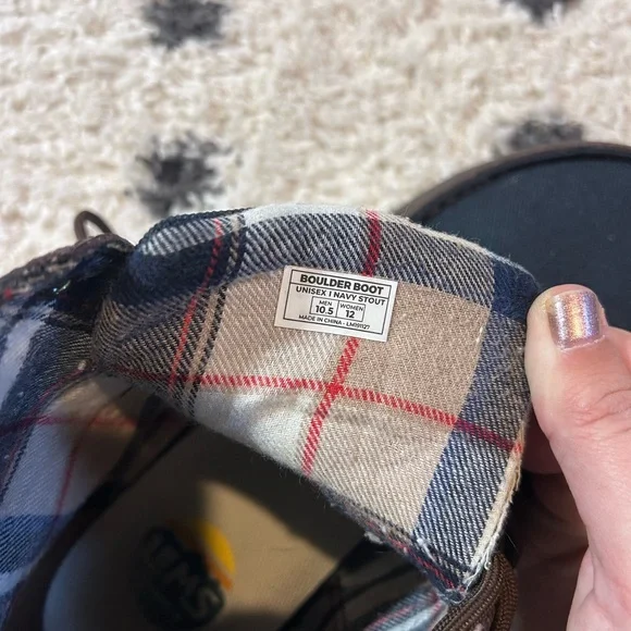 Lems Boulder Boots in the Navy Stout color | Unisex Mens 10.5 Womens 12 - Picture 9 of 9